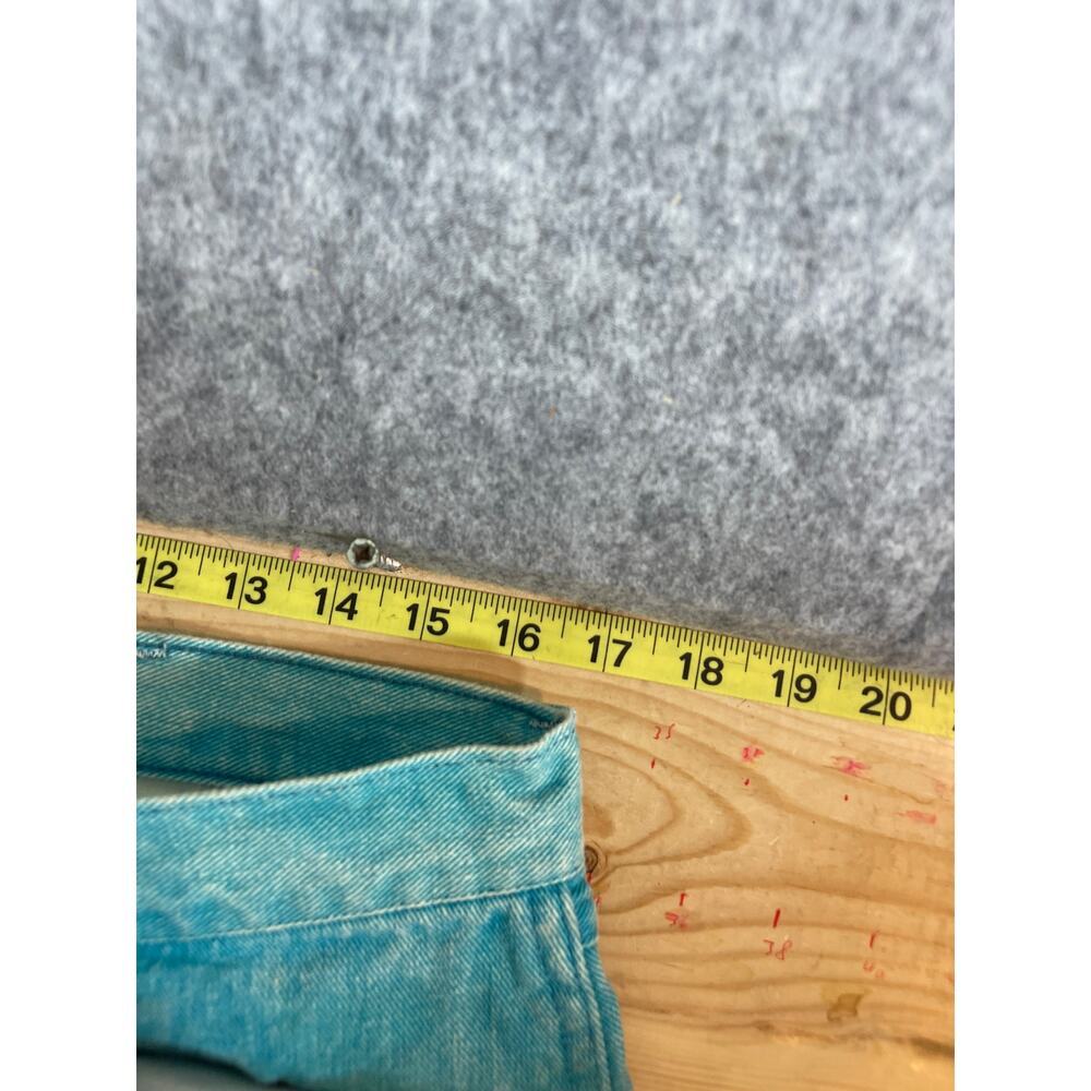 Vintage 90s Wrangler Straight Jeans Mens 36x30 Blue Denim Baggy Western Cowboy - Picture 8 of 9